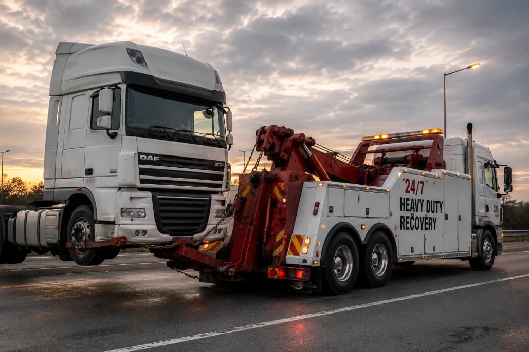 Heavy Duty Truck Towing Dubai