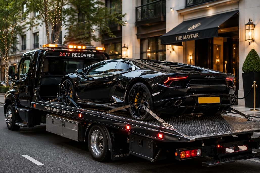 Luxury Exotic Car Towing Dubai